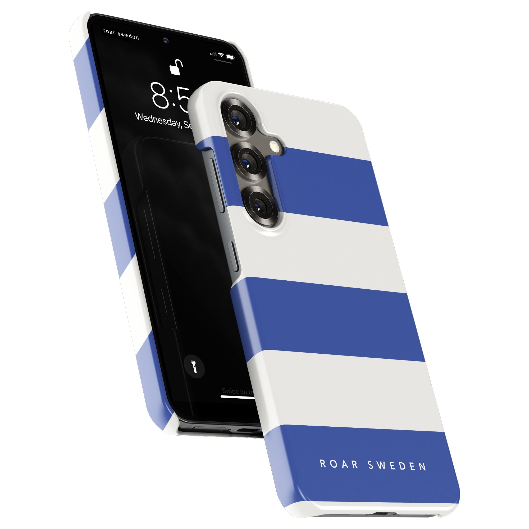 Slim mobilskal – Arctic Stripes