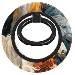 Artsy Horses - Magnetring – magnetring för mobil