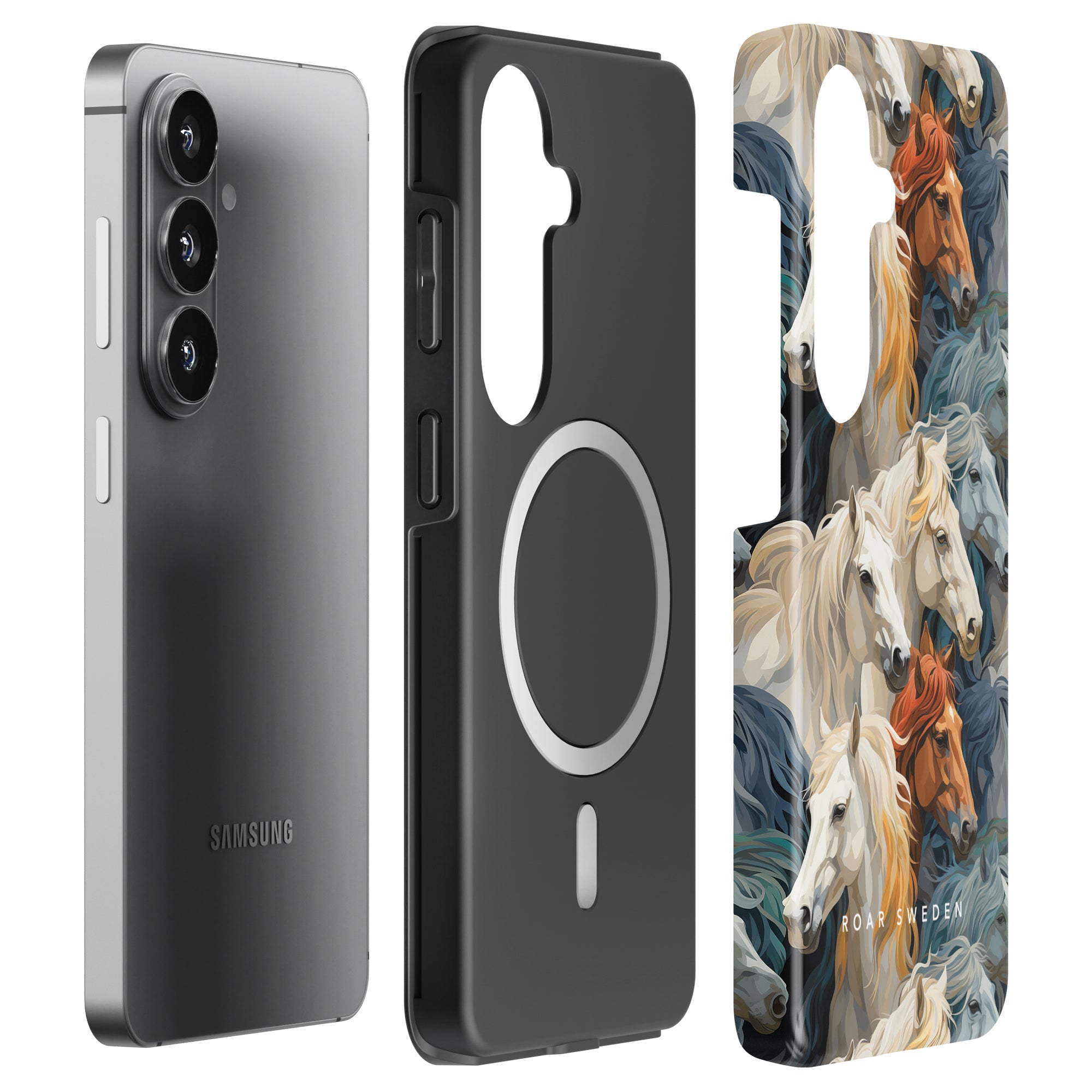 Artsy Horses - Magnetic Tough Phone Case