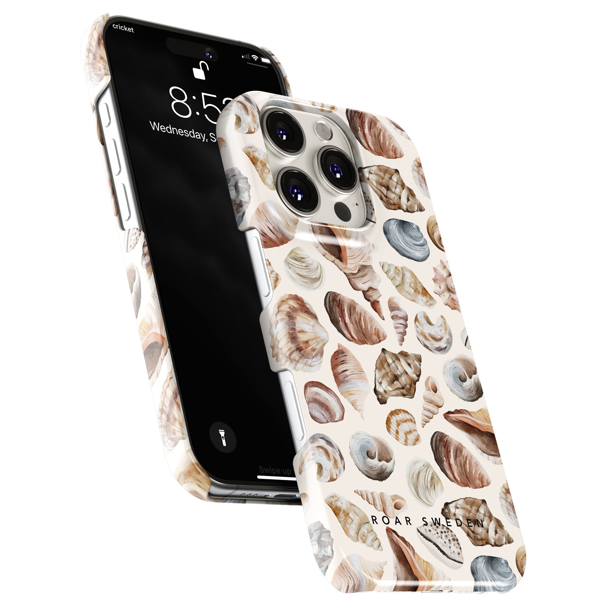 Slim mobilskal – Beach Shells