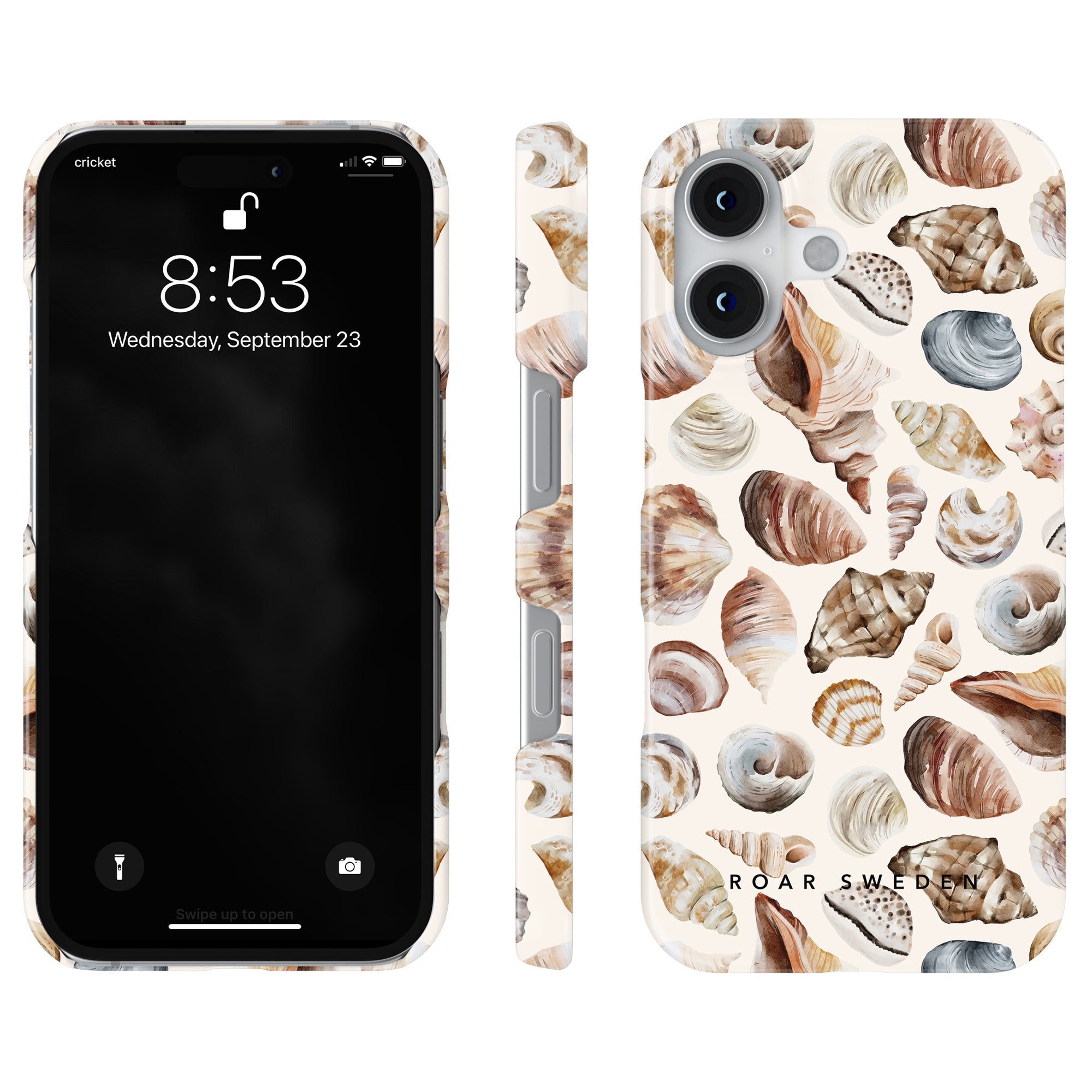 Slim mobilskal – Beach Shells