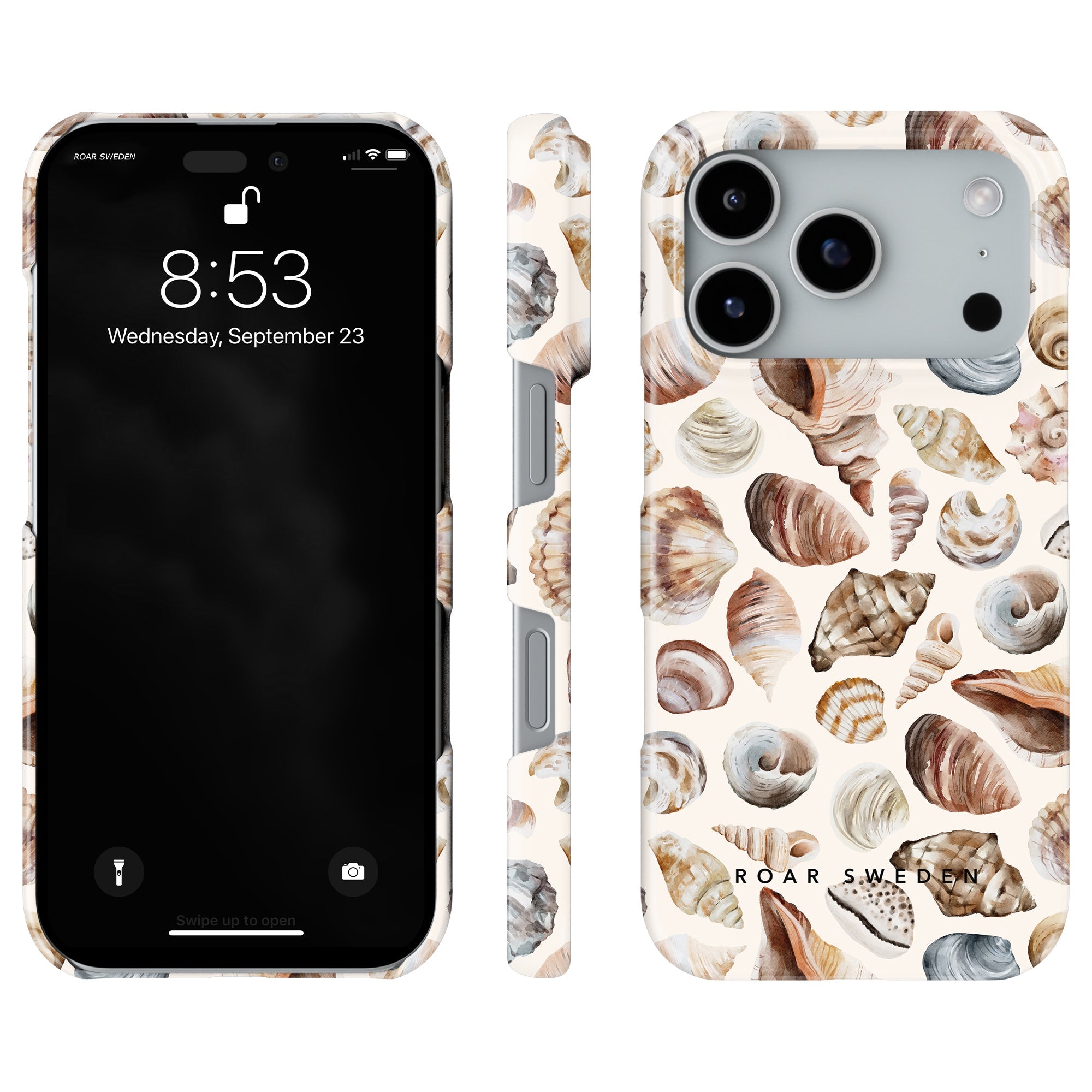 Slim mobilskal – Beach Shells