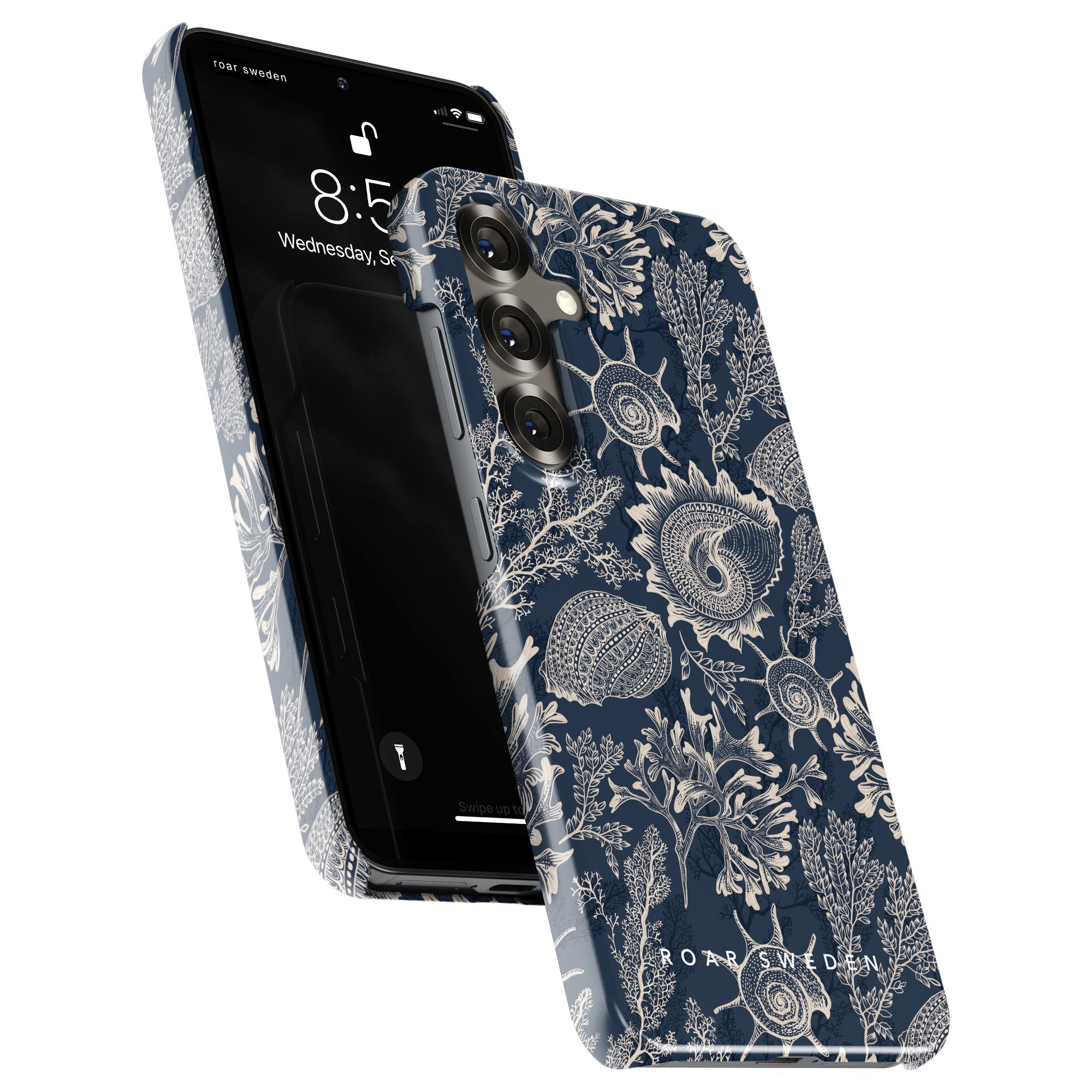Slim mobilskal – Blue Corals