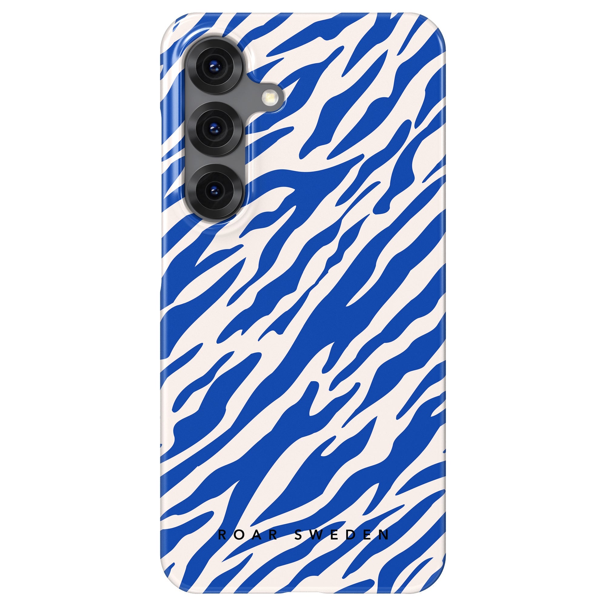 Slim mobilskal – Blue Stripes