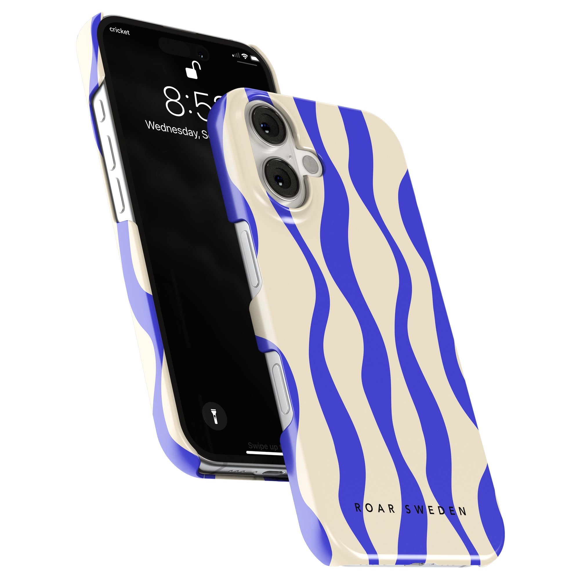 Slim mobilskal – Blue Waves