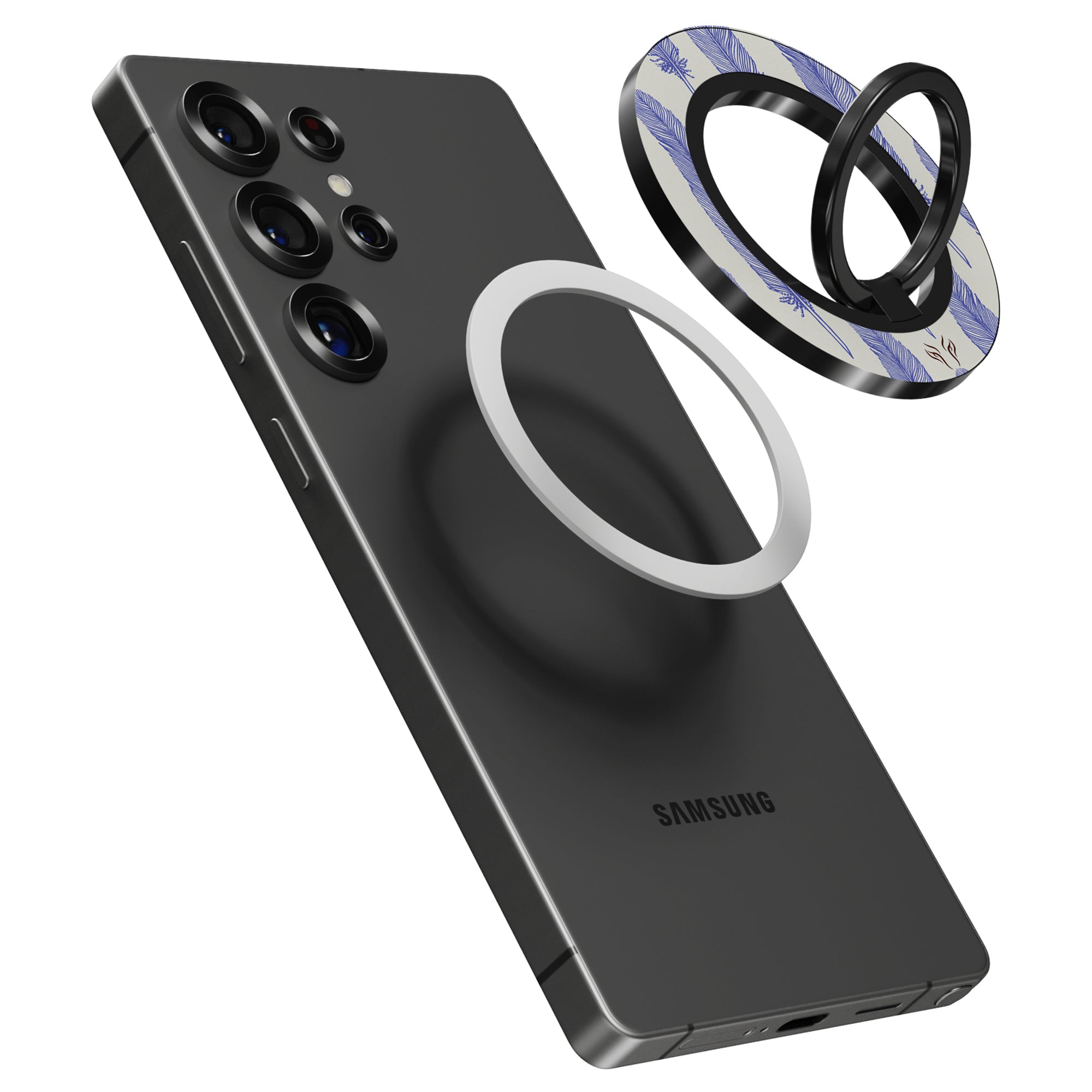 Blue Feathers - Mobilring - Roar Sweden