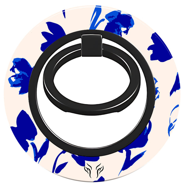Blue Flowers - Mobile Ring