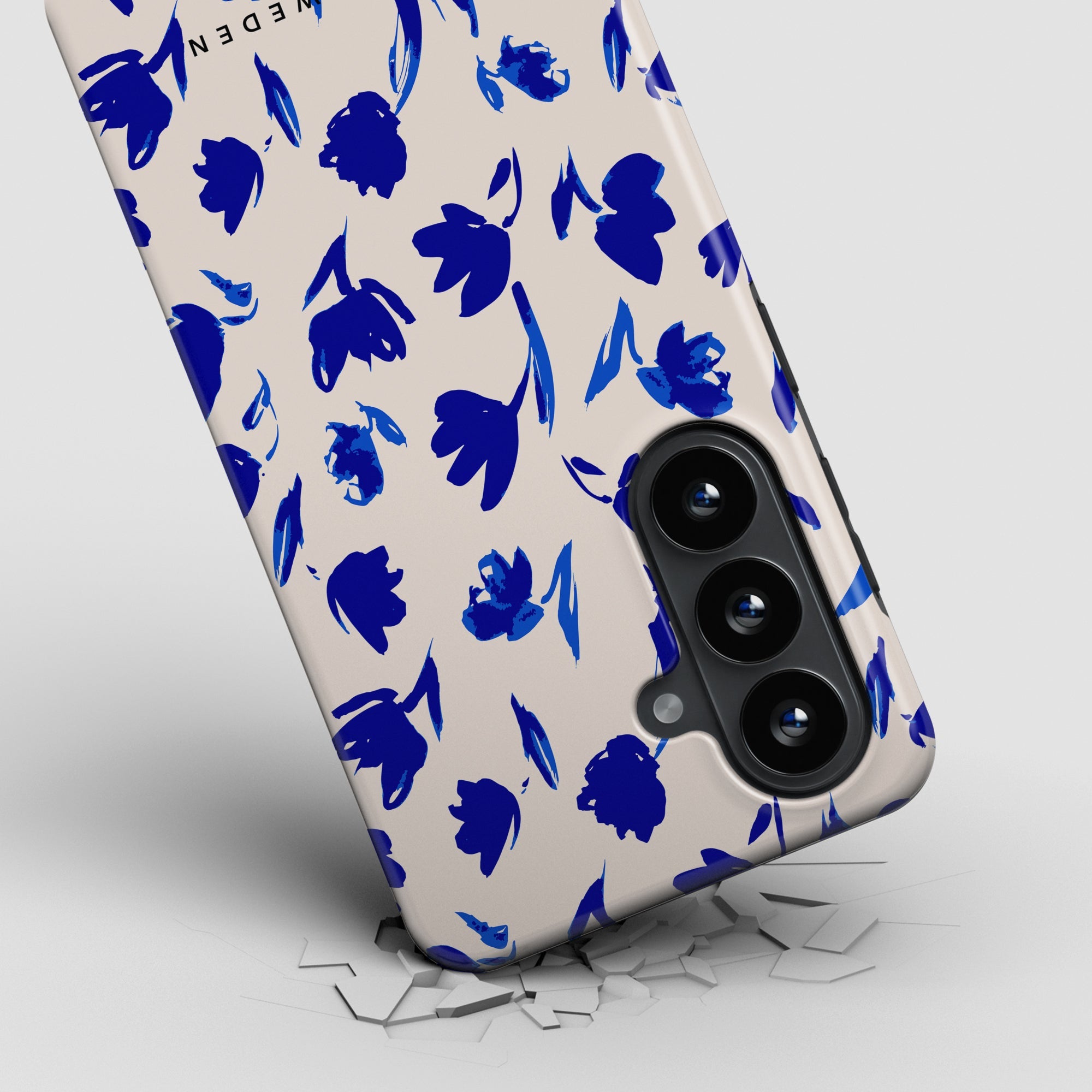Blue Flowers - Magnetic Tough Phone Case