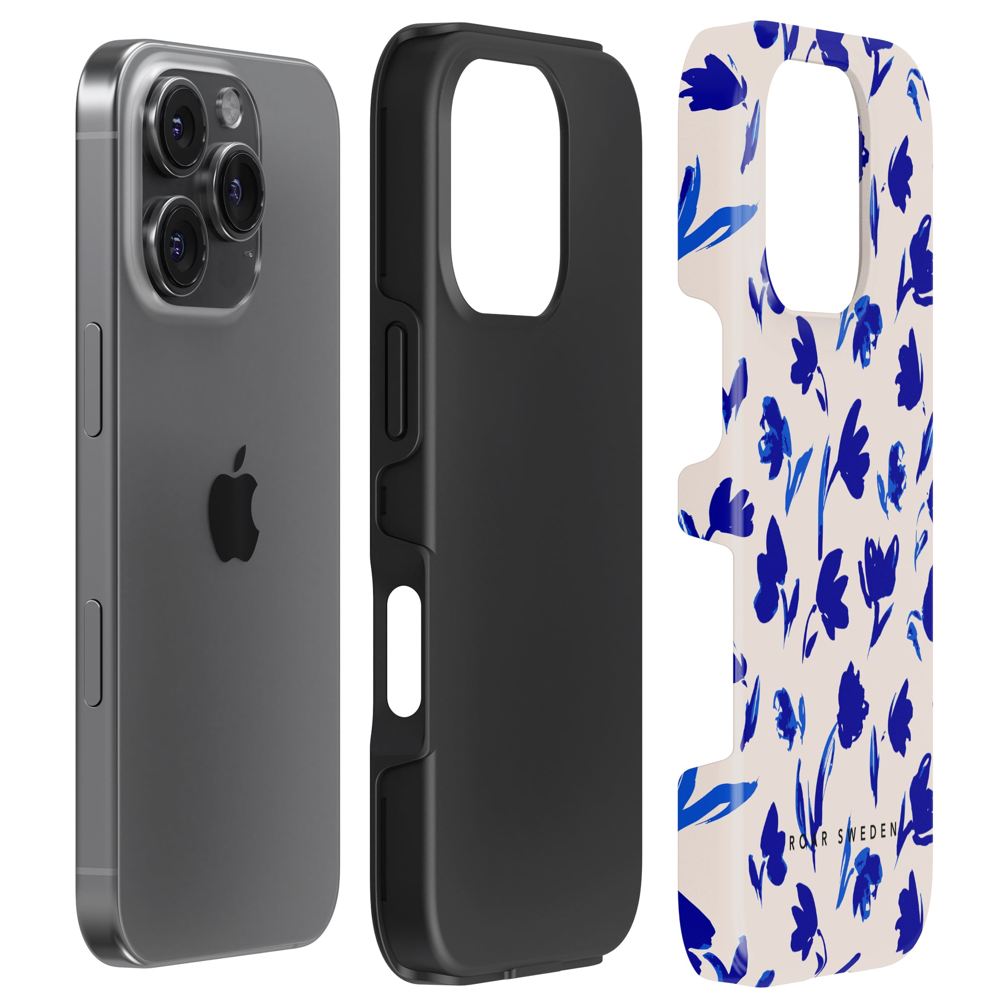 Blue Flowers - Tough Case - Roar Sweden