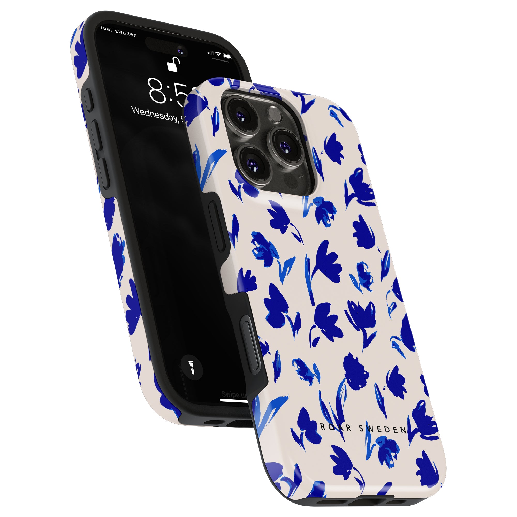 Blue Flowers - Tough Case - Roar Sweden