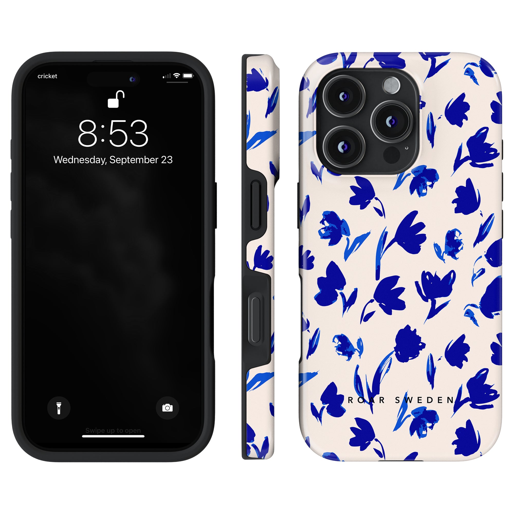 Blue Flowers - Tough Case - Roar Sweden