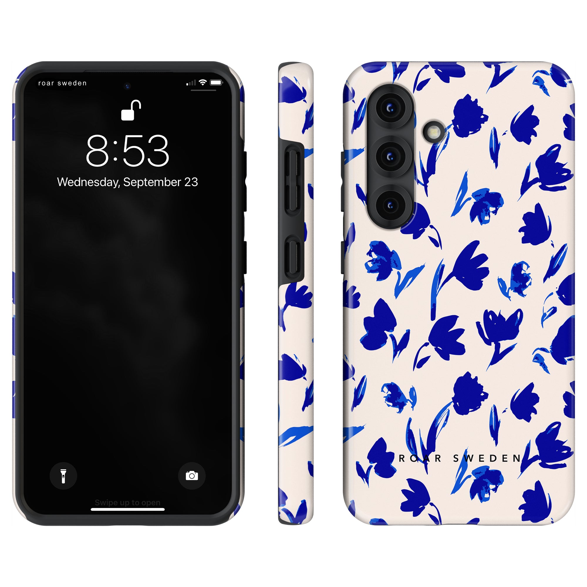 Blue Flowers - Tough Case - Roar Sweden