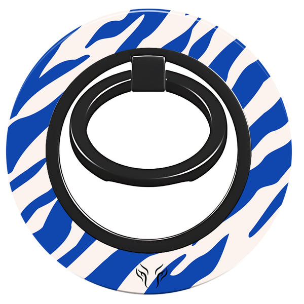 Blue Stripes - Mobile Ring