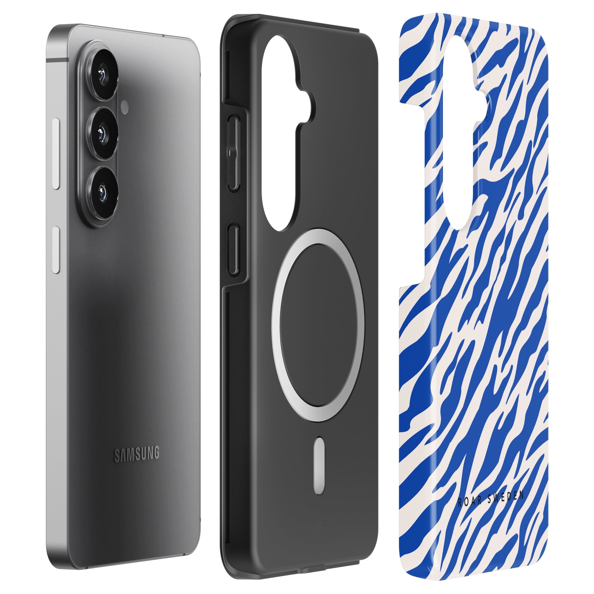 Blue Stripes - Magnetic Tough Phone Case