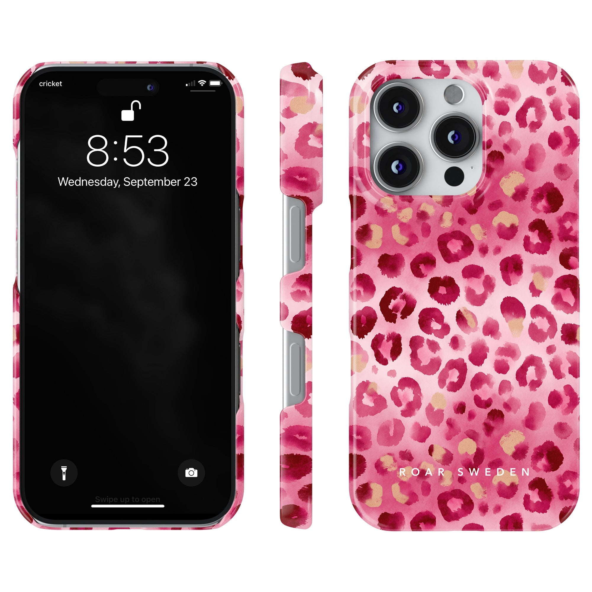 Slim mobilskal – Blush Leopard