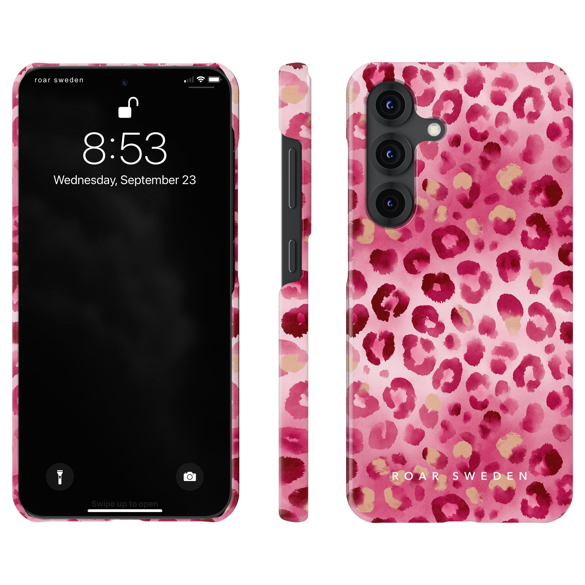 Slim mobilskal – Blush Leopard