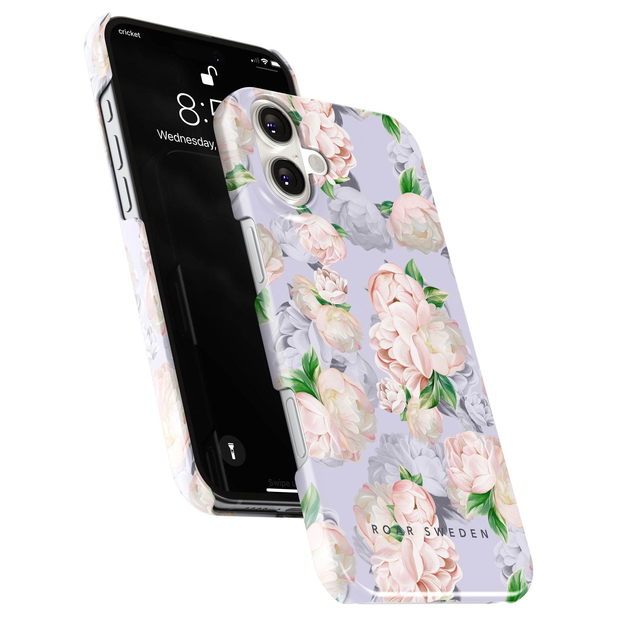 Slim mobilskal – Bright Peonies