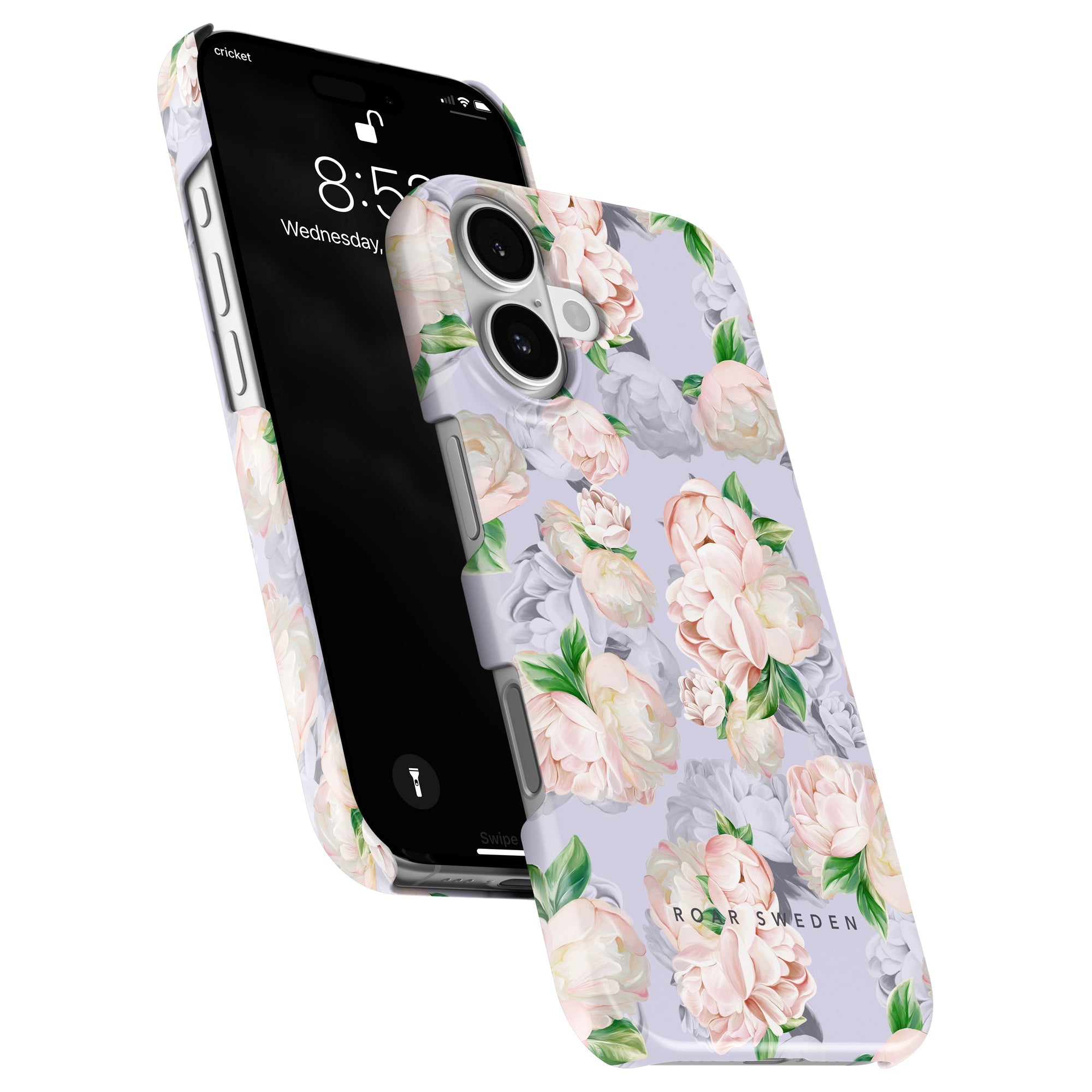 Slim mobilskal – Bright Peonies