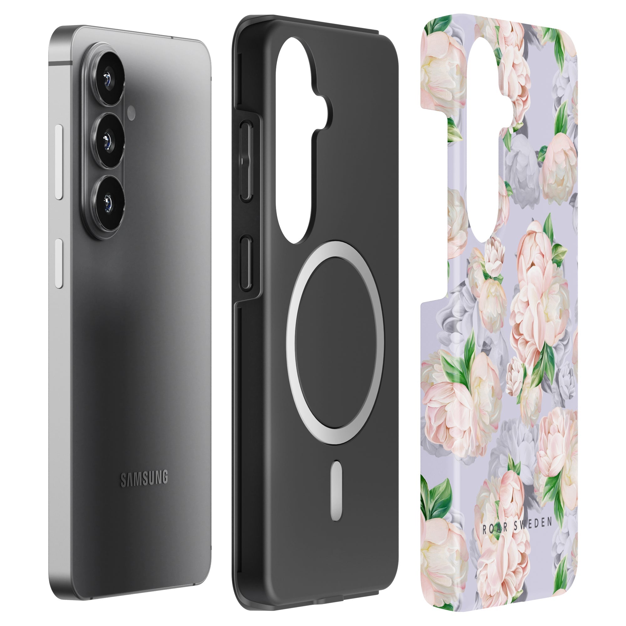 Bright Peonies - Magnetic Tough Phone Case