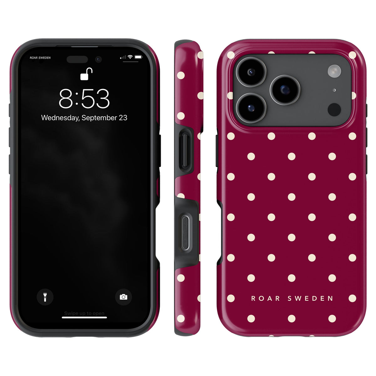 Burgundy Dots - Tough Case