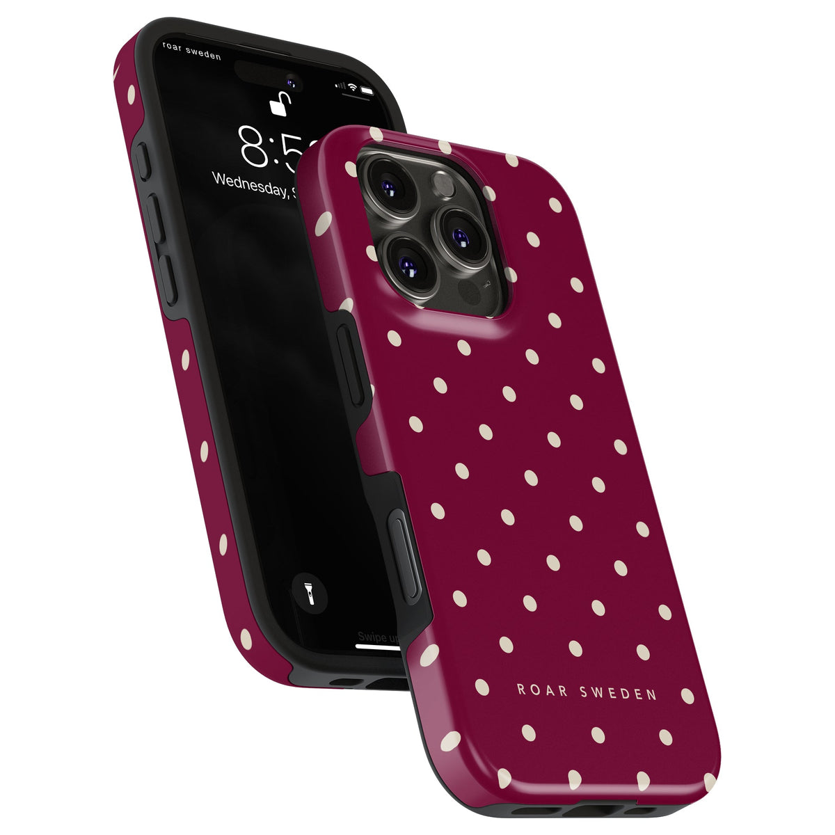 Burgundy Dots - Tough Case