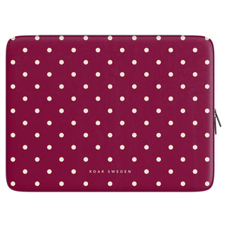 Burgundy Dots - Laptopfodral