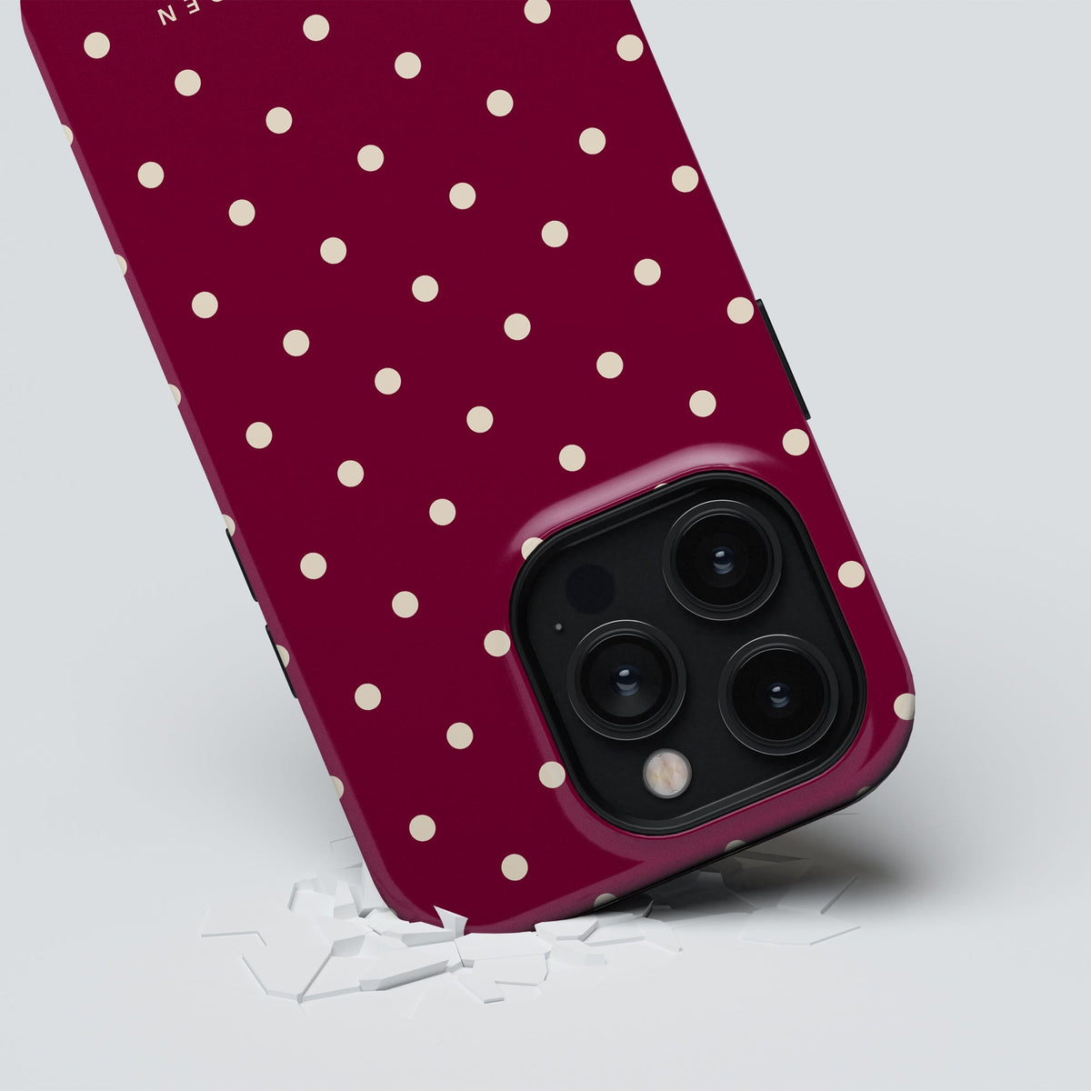 Burgundy Dots - Magsafe Tough Case