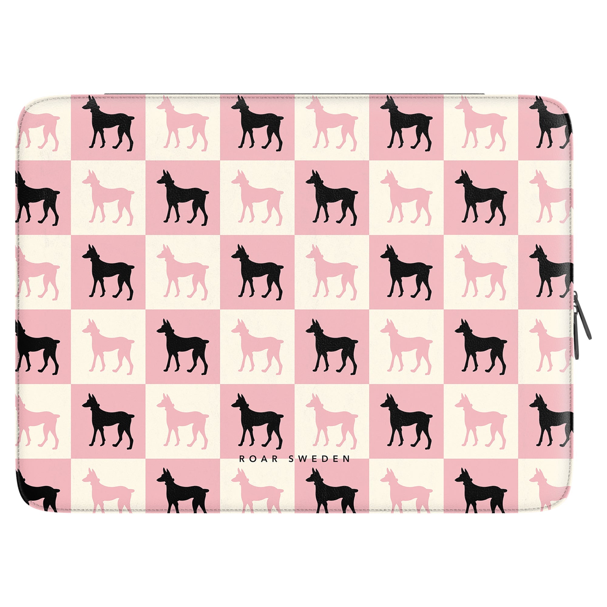 Chequer Doberman - Laptopfodral - Roar Sweden