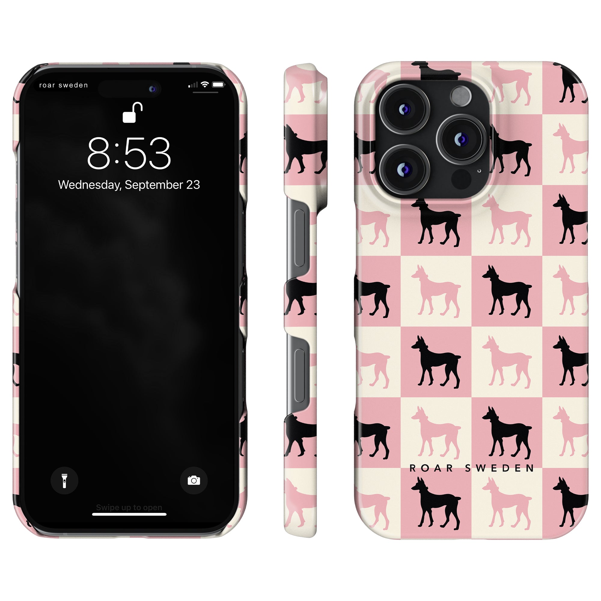 Chequer Doberman - Slim case - Roar Sweden