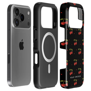Cherry Black - Magsafe Tough Case 