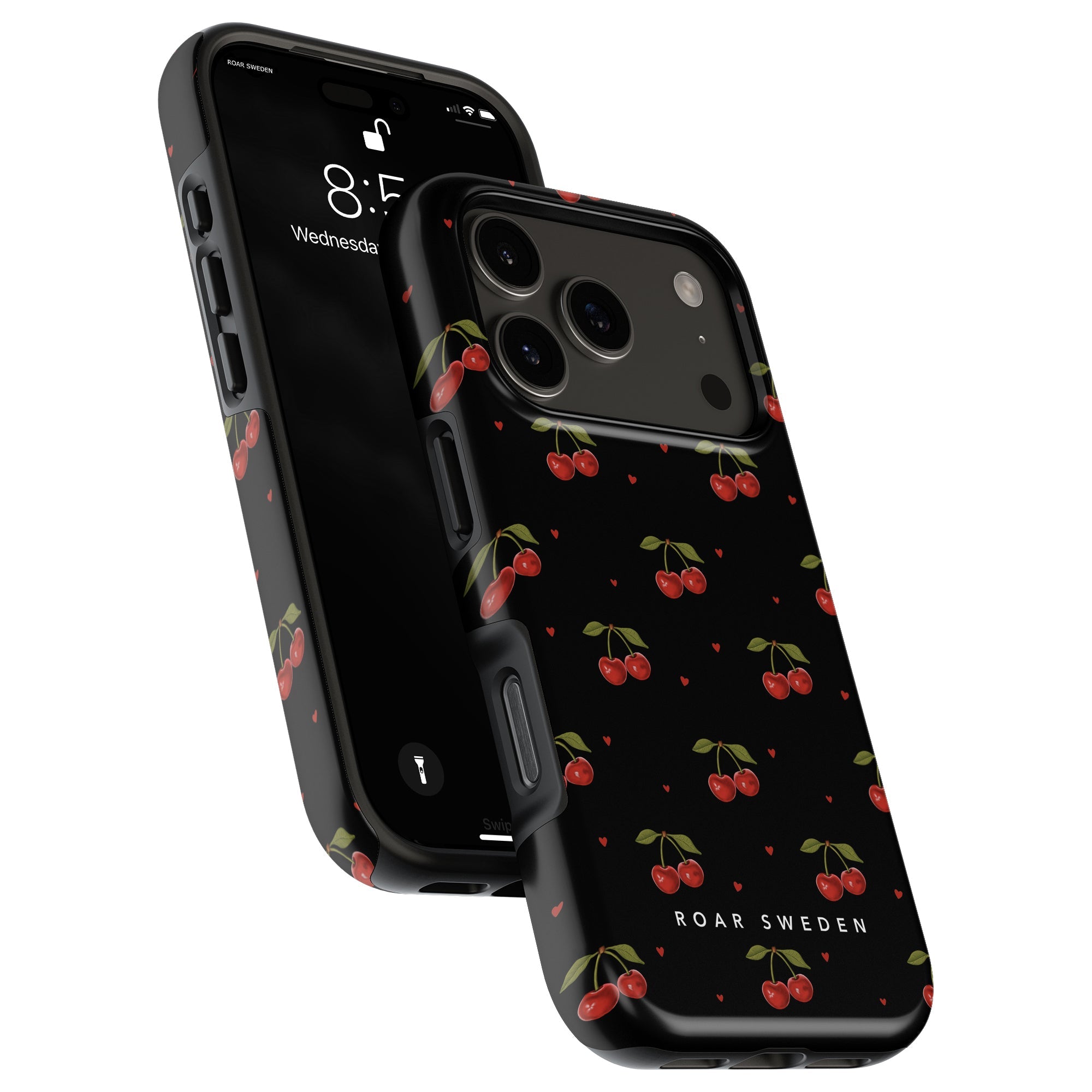 Cherry Black - Tough Case - Roar Sweden
