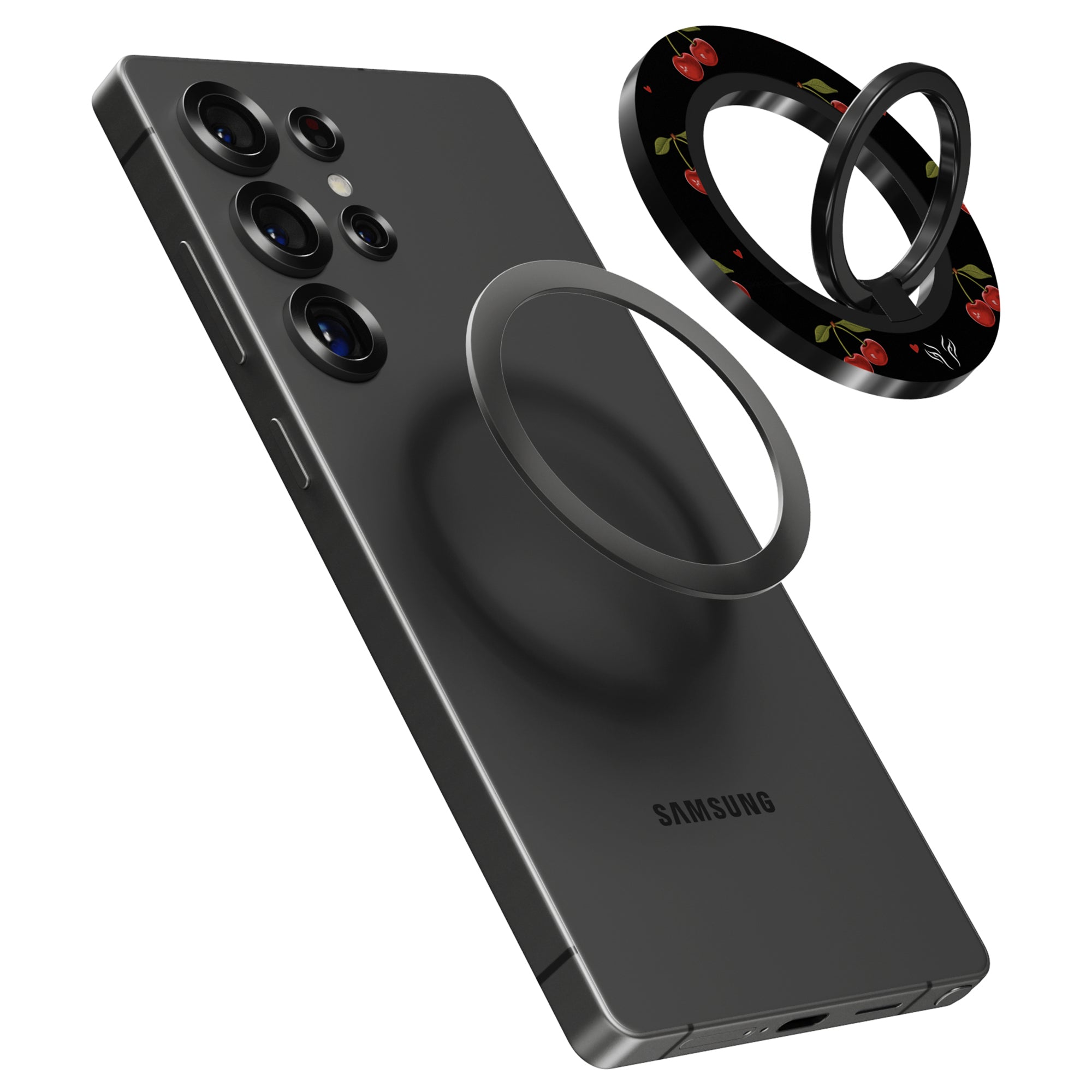 Cherry Black - Mobilring - Roar Sweden