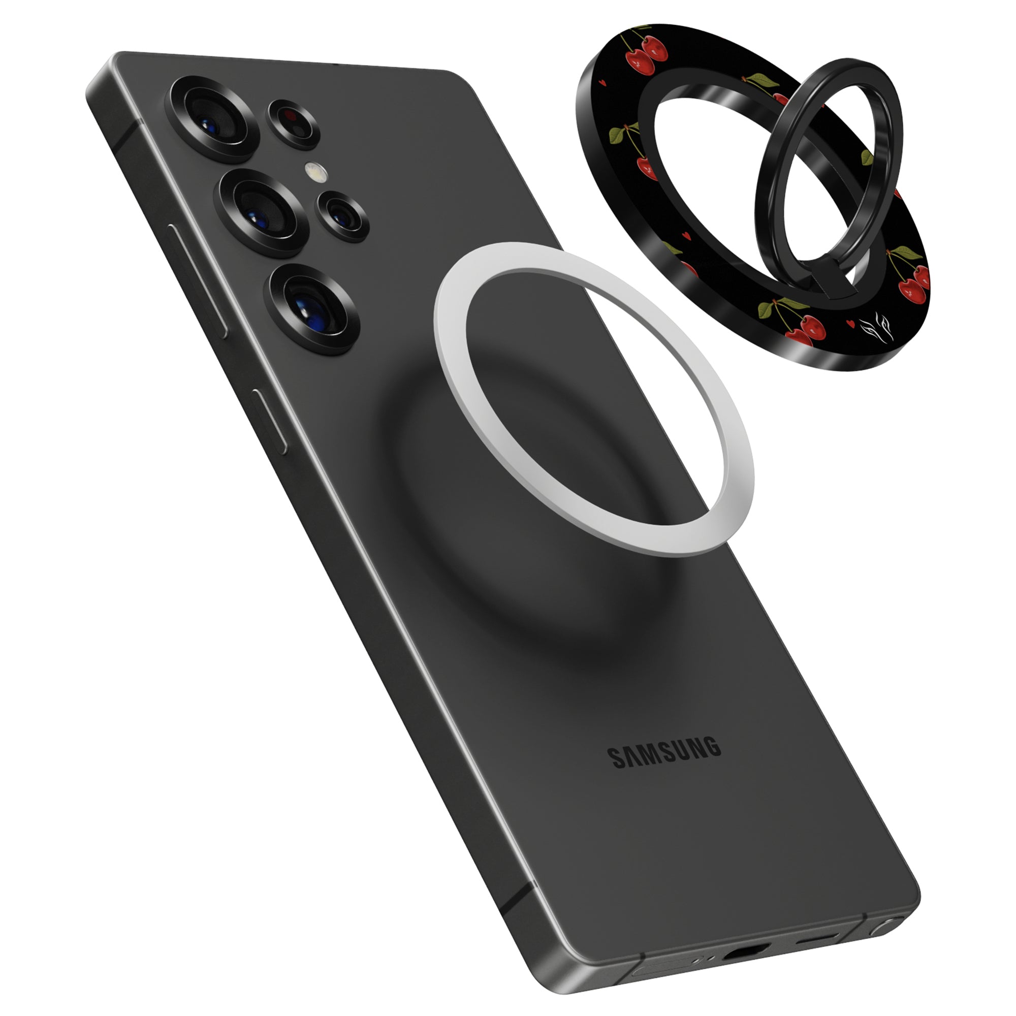 Cherry Black - Mobilring - Roar Sweden