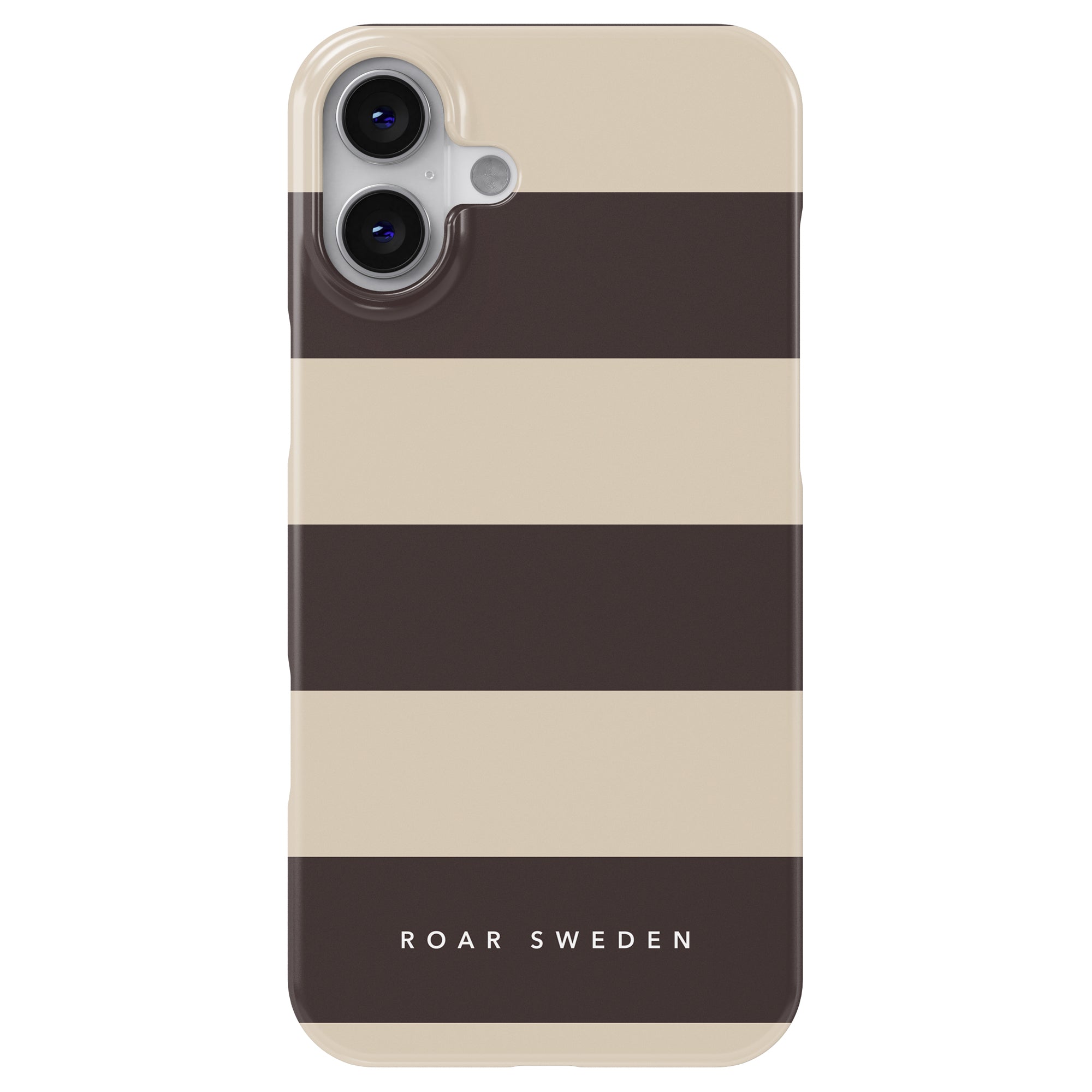 Slim mobilskal – Cocoa Stripes