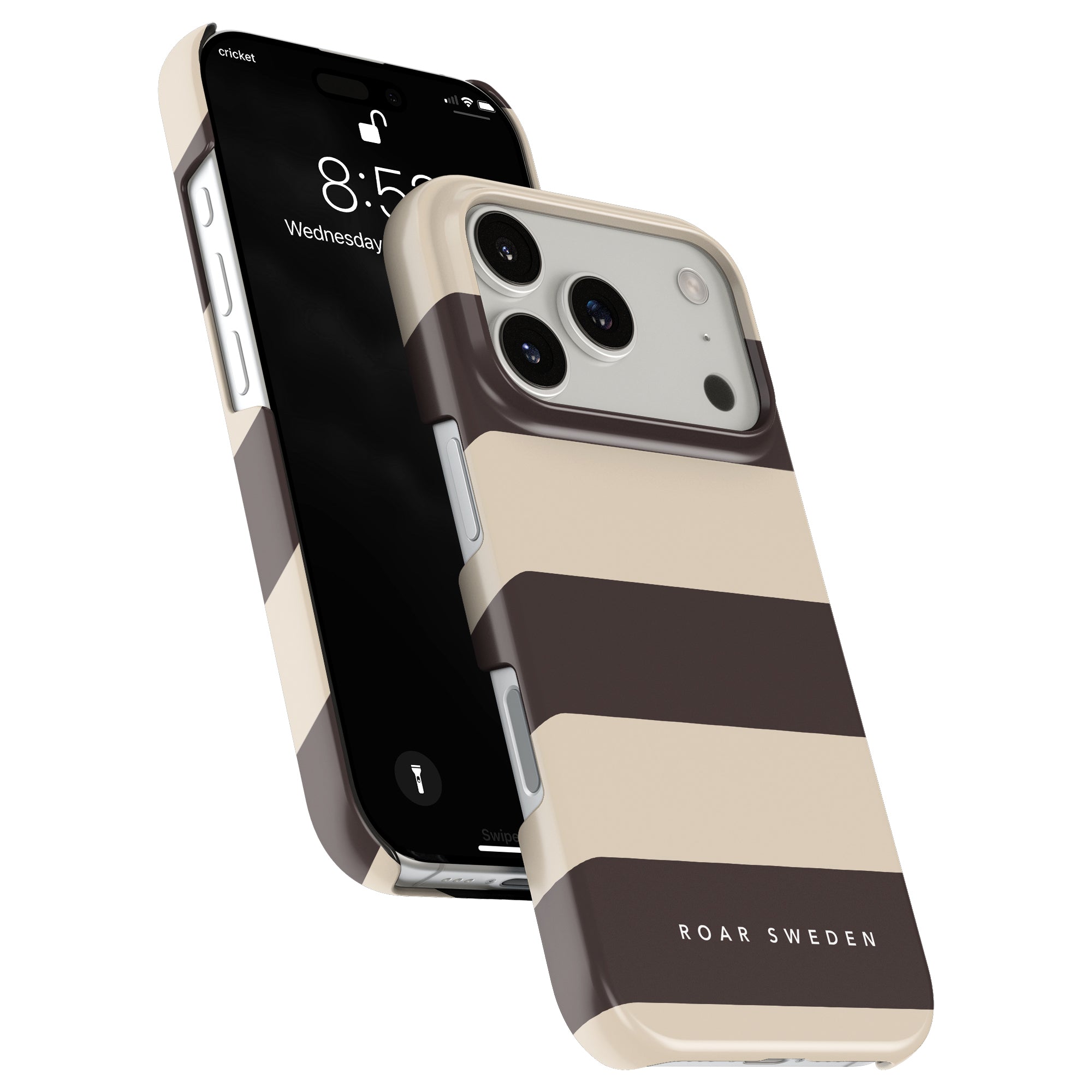 Cocoa Stripes - Slim case - Roar Sweden