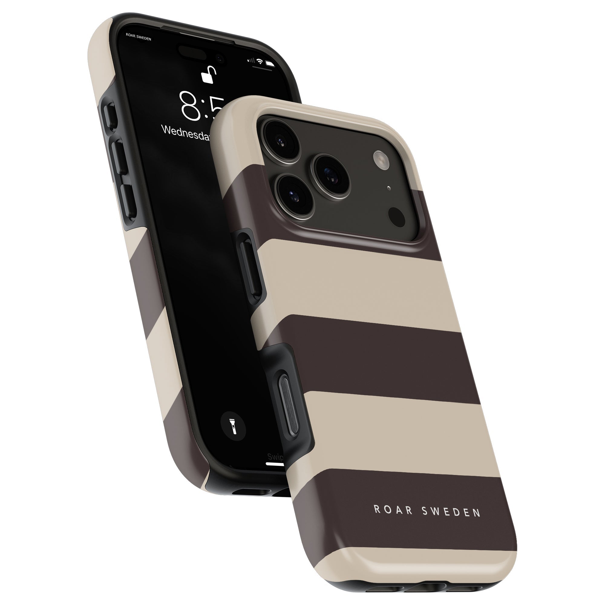 Cocoa Stripes - Tough Case - Roar Sweden
