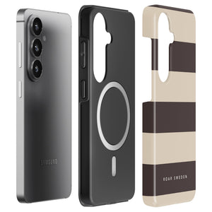 Cocoa Stripes - Magnetic Tough Phone Case