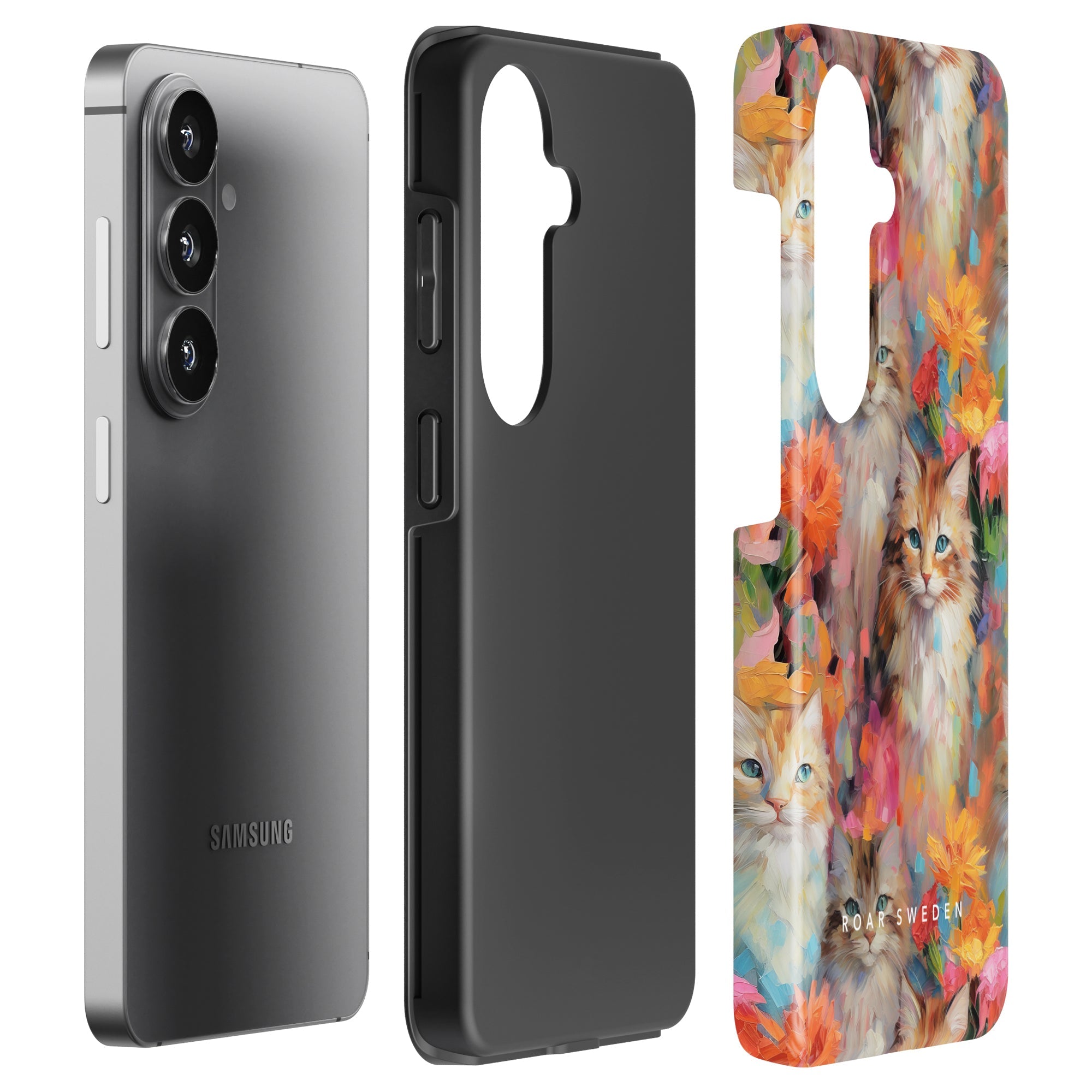 Tough mobilskal – Flower Kitty