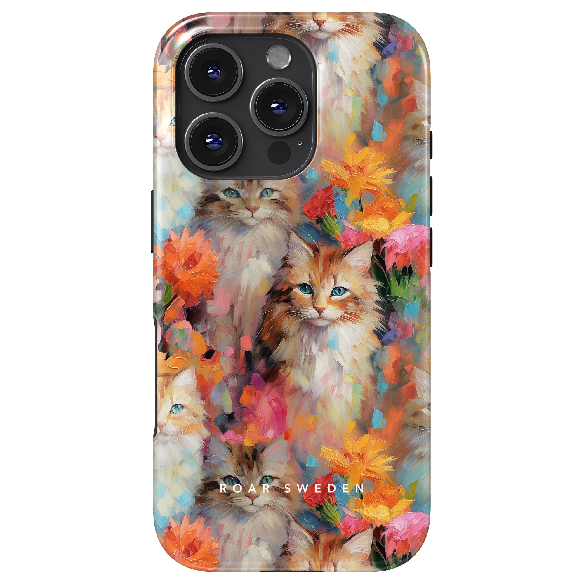Tough mobilskal - Flower Kitty