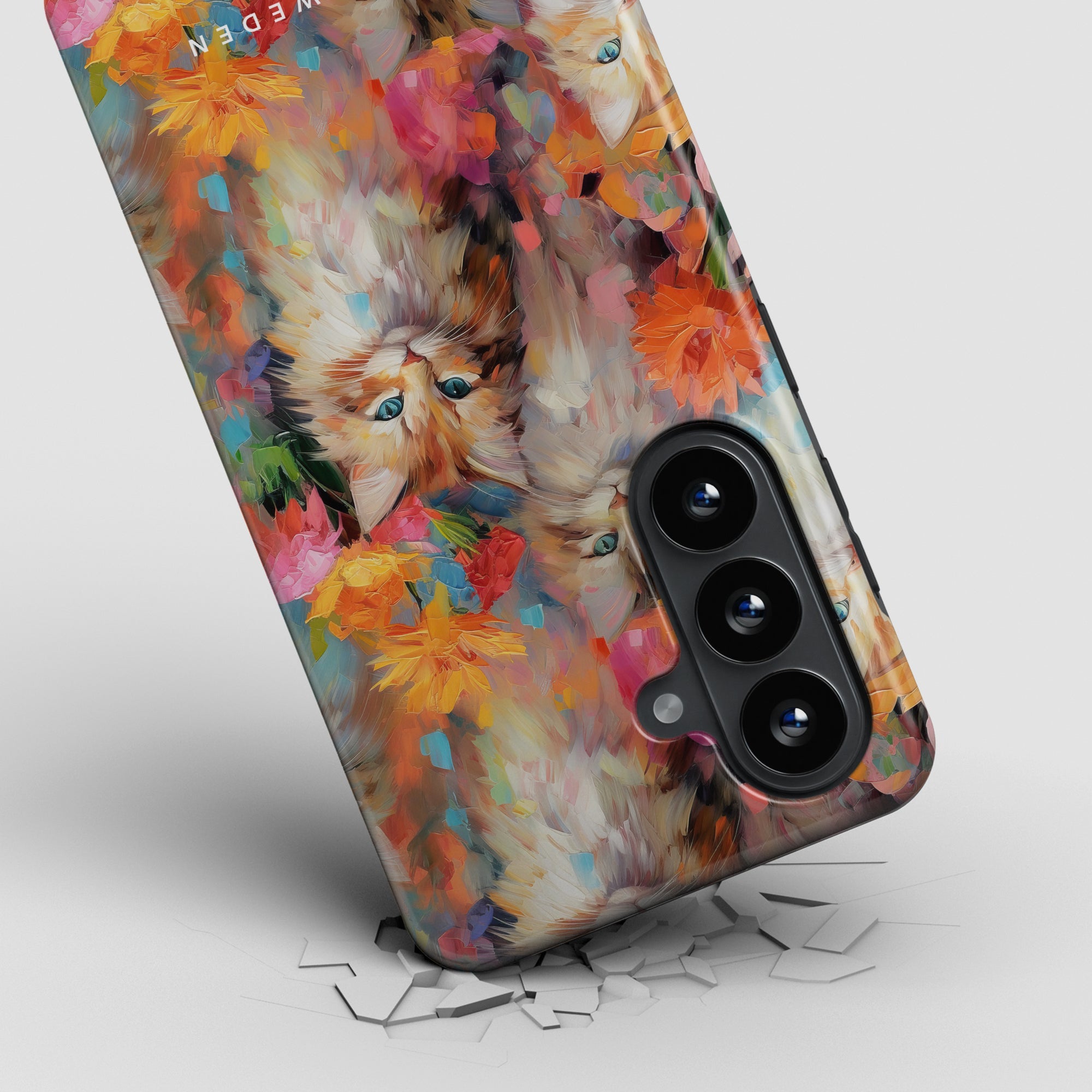 Flower Kitty - Magnetic Tough Phone Case