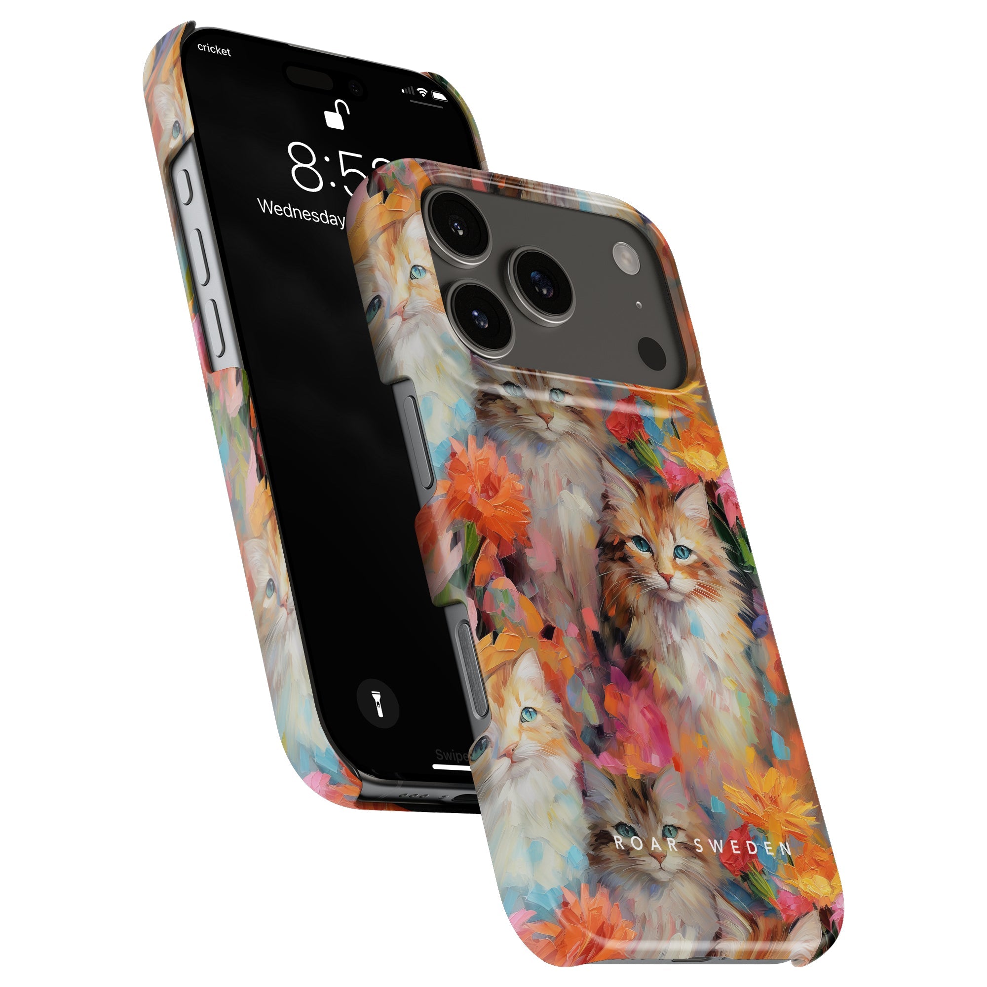 Kitty Slim mobilskal – Flower Kitty