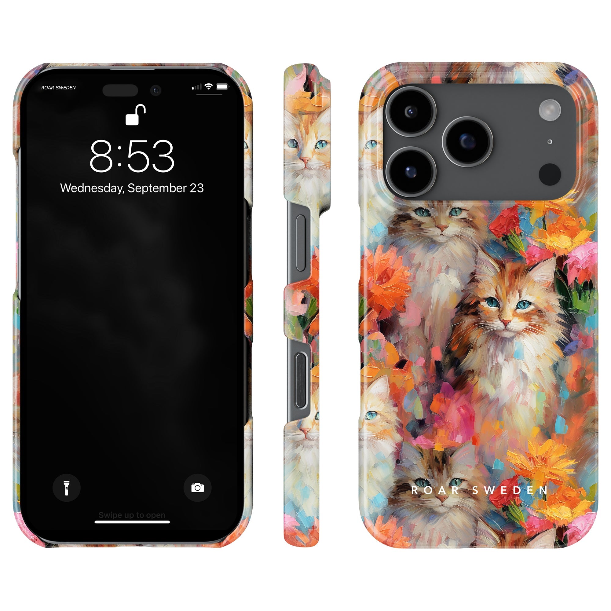 Kitty Slim mobilskal – Flower Kitty