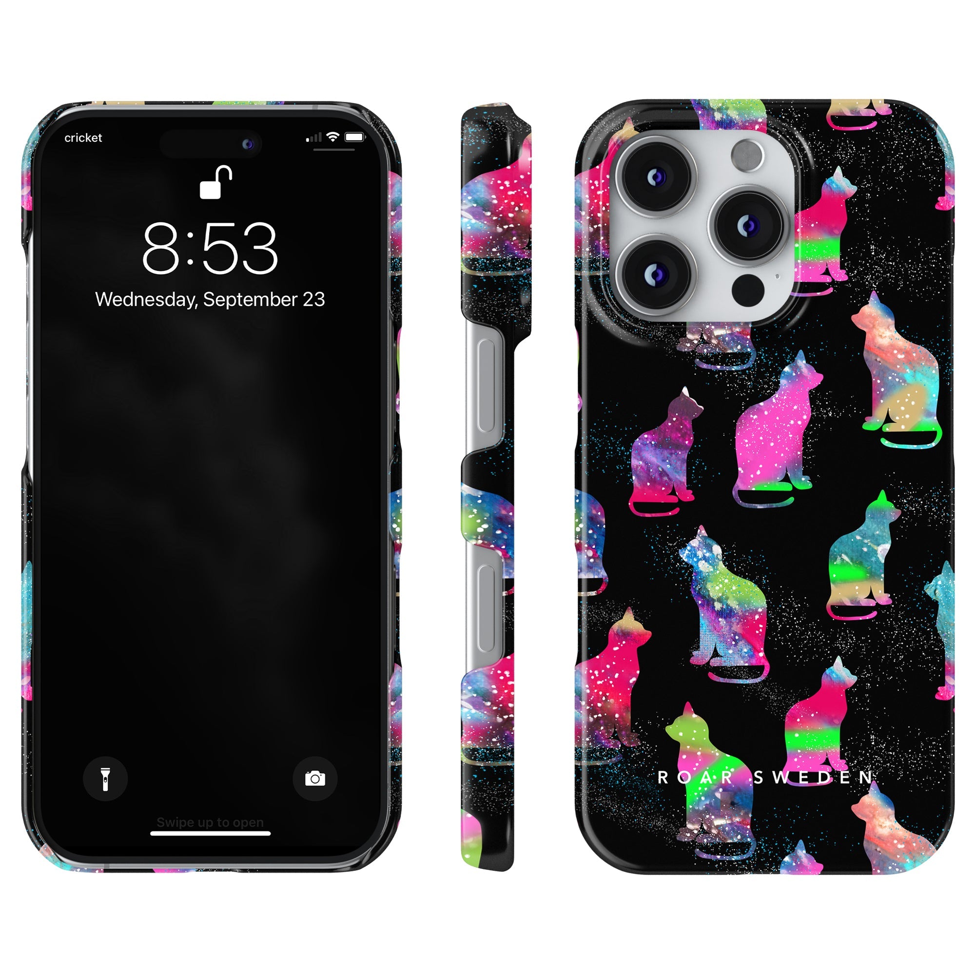 Slim mobilskal – Galaxy Cat