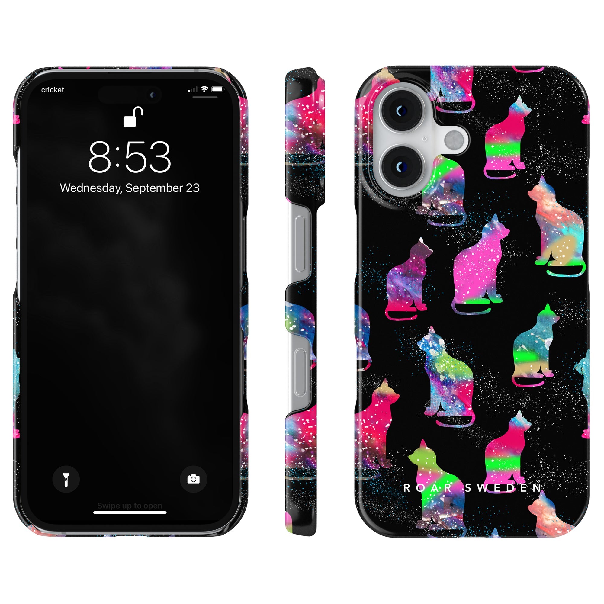 Slim mobilskal – Galaxy Cat