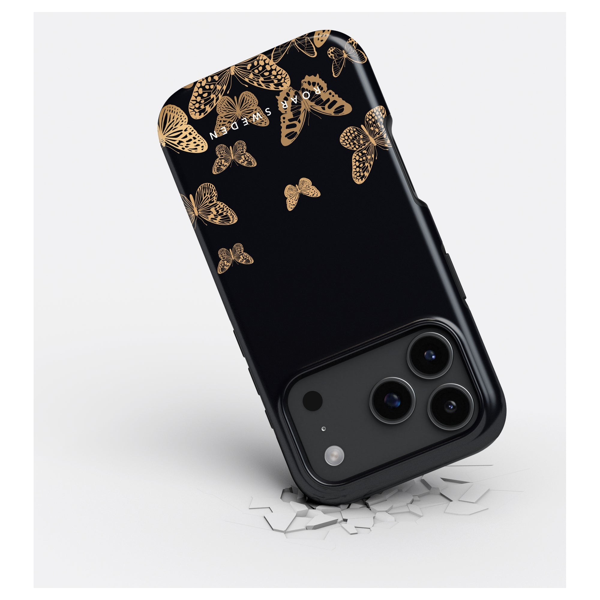 MagSafe mobilskal – Golden Butterflies