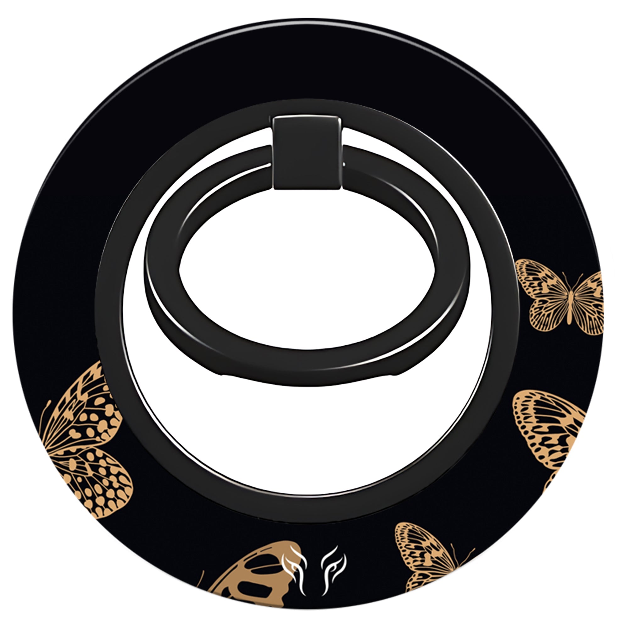 Golden Butterflies - Magnetring – magnetring för mobil