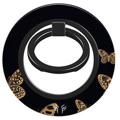 Golden Butterflies - Magnetring – magnetring för mobil