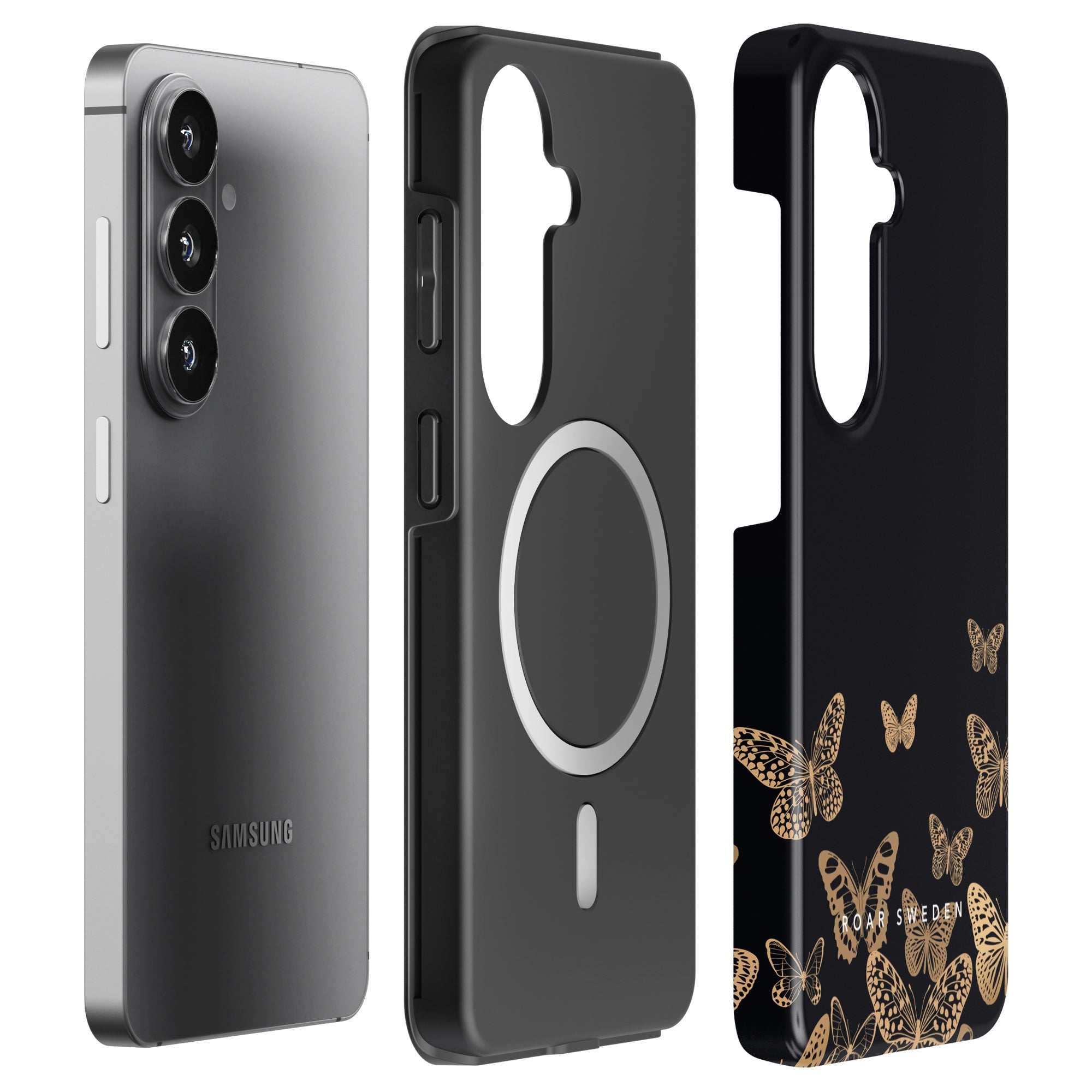 Golden Butterflies - Magnetic Tough Phone Case