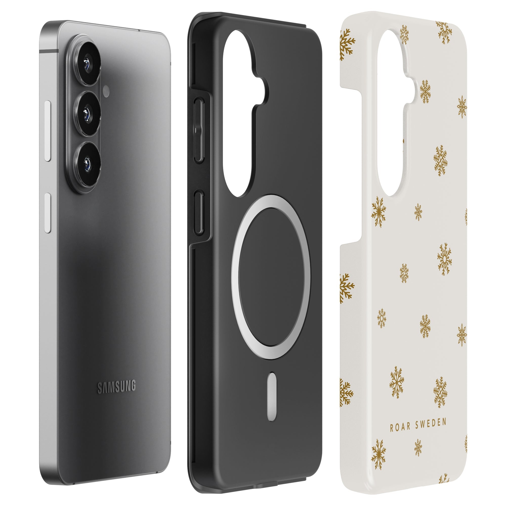 Golden Snowflake - Magnetic Tough Phone Case