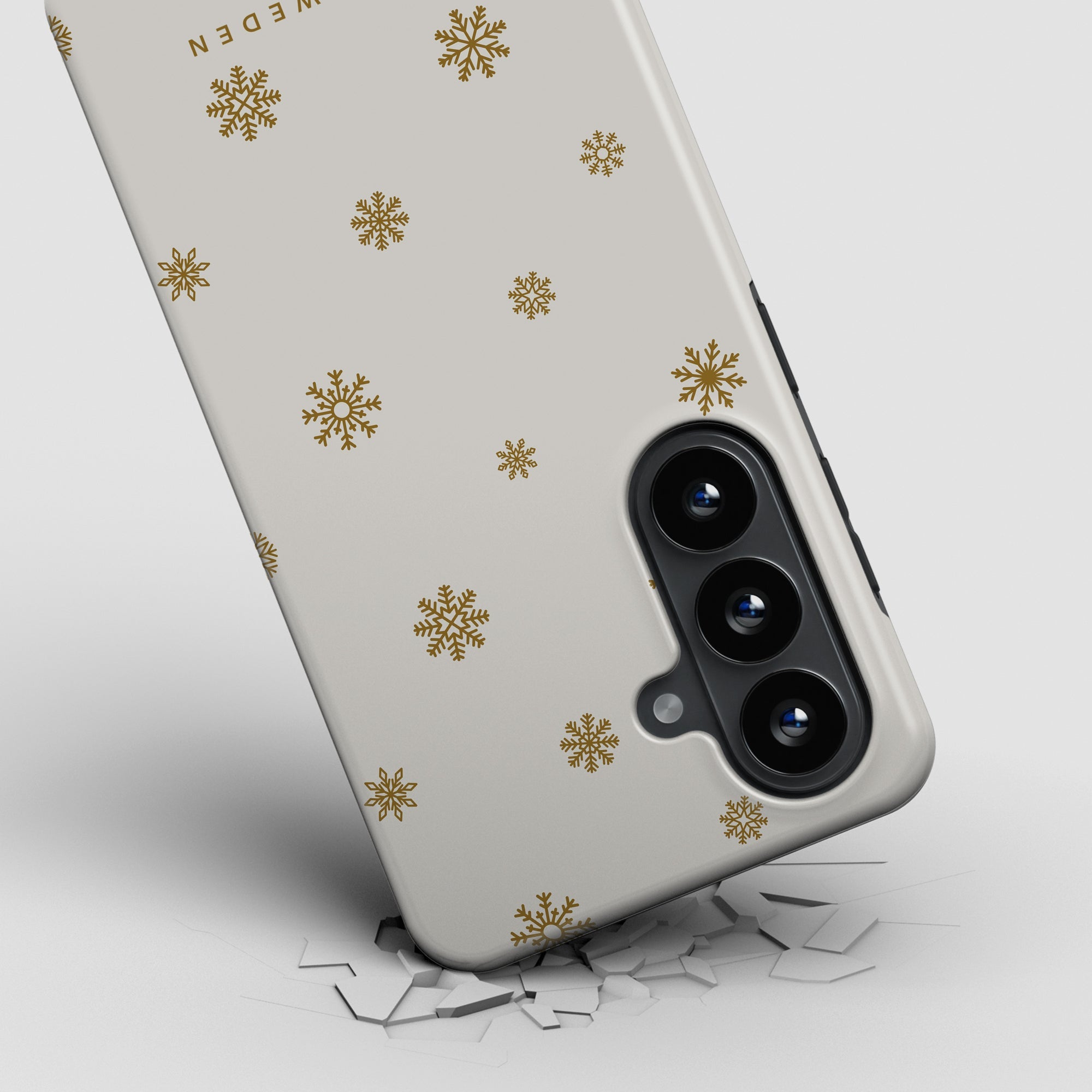 Golden Snowflake - Magnetic Tough Phone Case